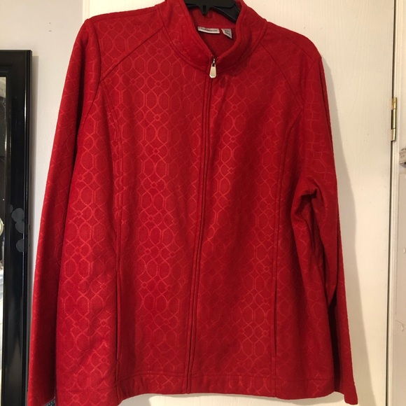 Croft&Barrow XXL Red Jacket super soft fall ready - Picture 9 of 9